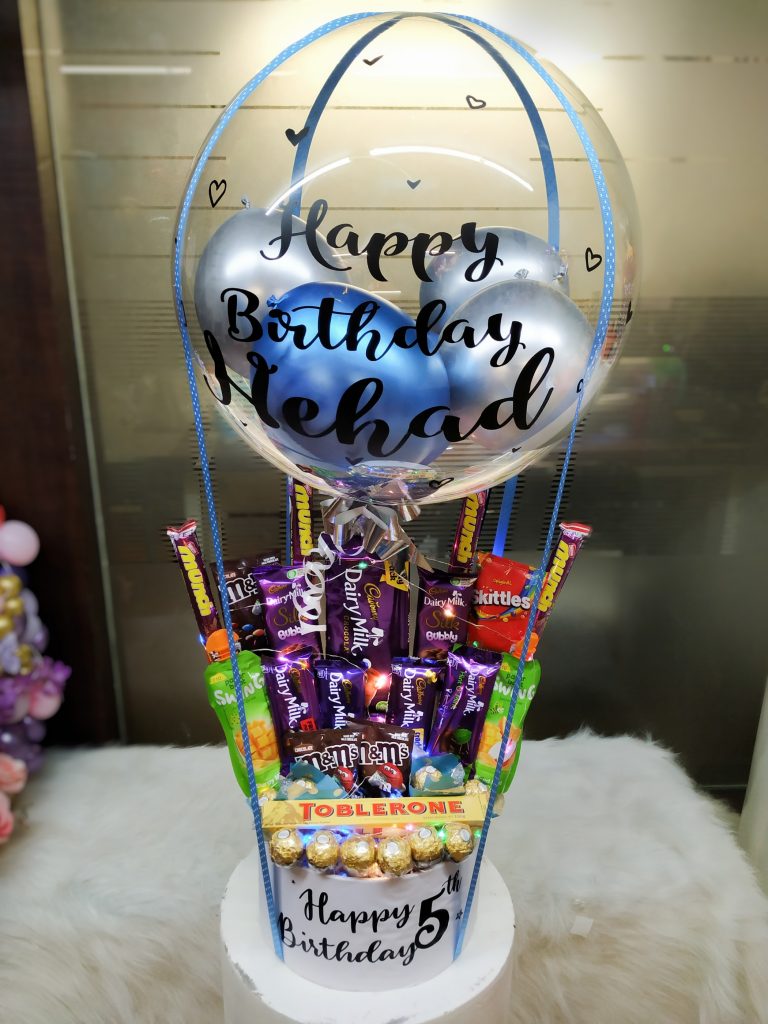 Chocolate bubble balloons Bouquet best Gift for Birthday/Anniversary -  Indiaflorist247