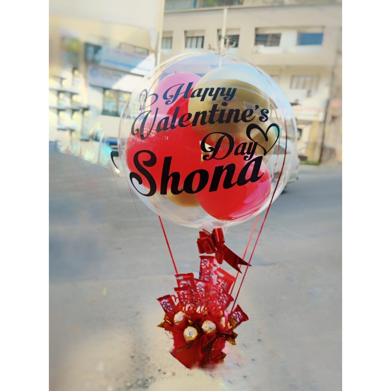 Chocolate bubble balloons Bouquet best Gift for Birthday/Anniversary -  Indiaflorist247